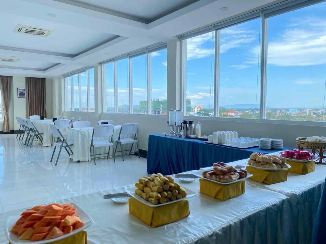 Twin Hotel Kampot Bagian luar foto
